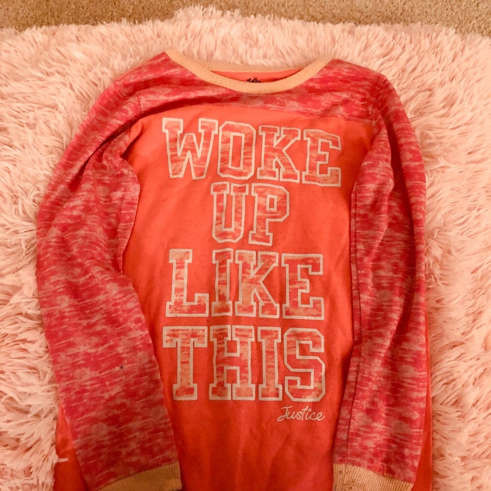 Pink Justice Pajama Shirt